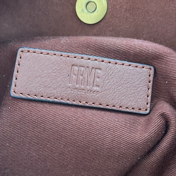 Frye Cognac Leather Shoulder Bag